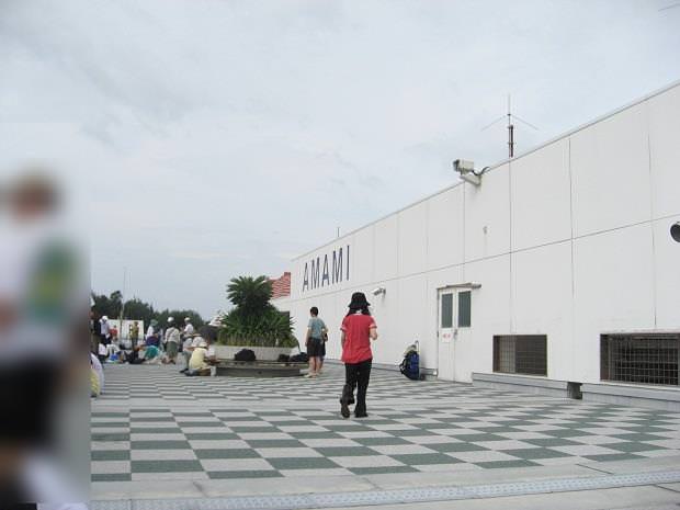 奄美空港の屋上