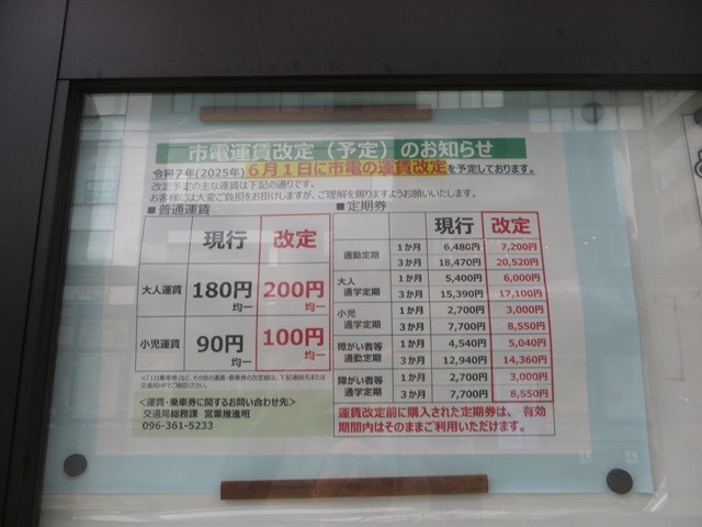 運賃値上げ