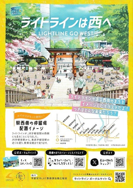 ライトラインは西へ