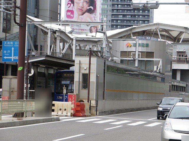 「天王寺駅前」停留所・外観