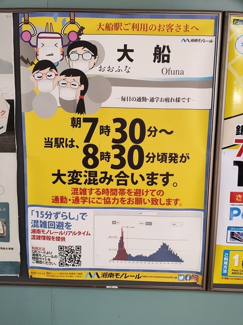 湘南モノレール_混雑時間帯