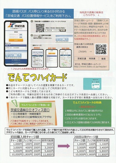 でんてつハイカード_パンフレット