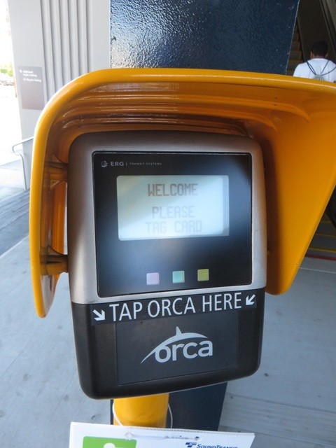 オルカカード_簡易改札機
